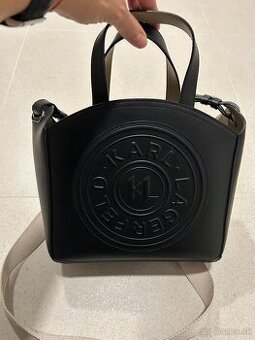Karl Lagerfeld kabelka crossbody k/circle bag kozena cierna