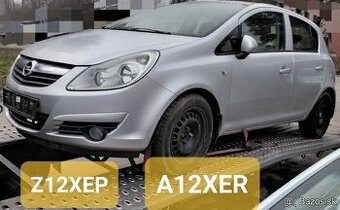Motor A12XER OPEL CORSA D 1.2 2012 PREVODOVKA, MOTOR Z12XEP
