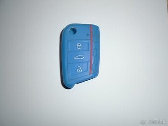 Modrý silikónový obal na kľúč VW 2012-2020