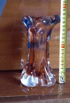 Vaza a kosik hutne sklo