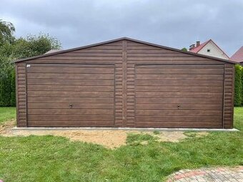 Plechová garáž 7x6m