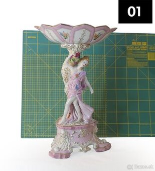 Meissen - porcelánové figurky a vázy