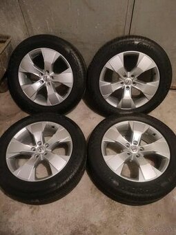 ☀️4ks alu disky orig. Volvo 5x108 R18 pneu 235/55 R18 5mm