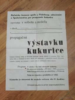 Plagát z obdobia slovenského štátu