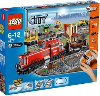 Lego krabice 3677, 60198, 60052, 42177, 42050