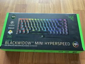 Predám hernú klávesnicu Razer Blackwidow V3 mini hyperspeed