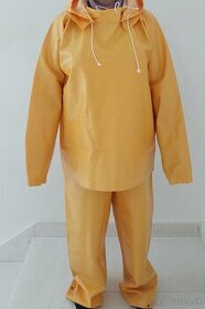 Nepremokavý PVC oblek/ súprava žltá - 1