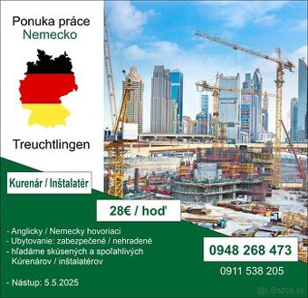 Nemecko - Treuchtlingen - Kúrenár / Inštalatér
