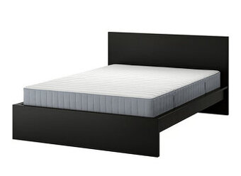 Osvedčená IKEA postel MALM 180x200 s matracom, nočné stolíky