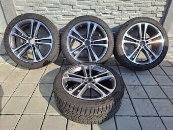 Alu disky 5x112 R18 Mercedes + 225/45 R18 zimné