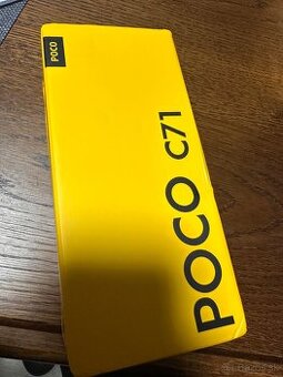 📱 xiaomi POCO C71 Black – nový, nerozbalený