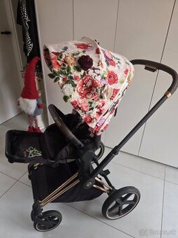 Cybex Priam Platinum kocik Spring Blossom a Rebellious