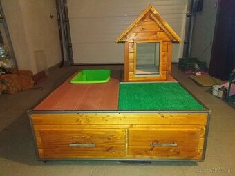 Búda pre psa s bazénom.