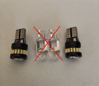 Predam W5W led Canbus T10 s paticou W2.1x9.5d