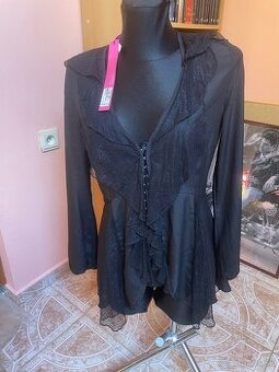 Elegantná čierna blúzka - limitovaná edícia Marks Spencer