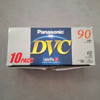 Panasonic MiniDV kazety – balenie 10 ks