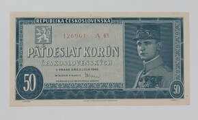 50 korún 1948 UNC