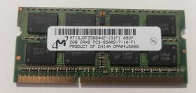 2GB SODIMM ddr3 PC3-8500 1066MHz