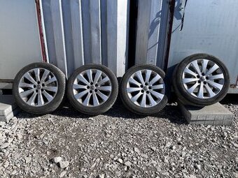 Alu disky sada R17 5x105, letné pneu 215/50 Opel Astra J