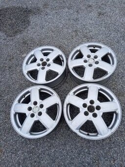 Alu disky 6Jx15, rozteč 5x100 škoda octavia 1, fabia 1-3
