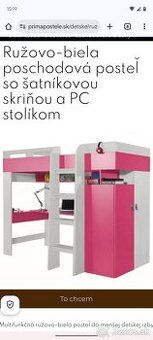 Poschodová posteľ