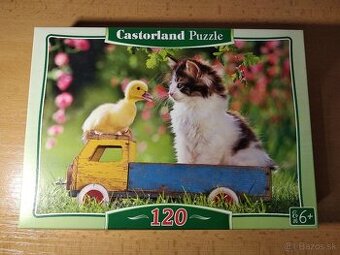 Castorland puzzle - Mačiatko a kačiatko