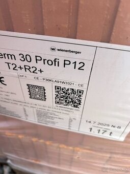 Predám tehly Porotherm profi - dohoda možná