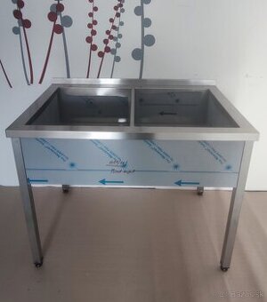 Nerezový nábytok, drez, dvojdrez, výlevka, umývadlo