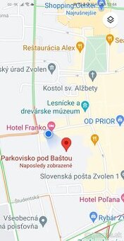 NOVE PARKOVISKO V CENTRE 1h-1euro