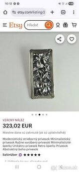 Predám Prívesok Strebro 1970s