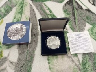 Strieborná eurominca 10€ Benediktínske opátstvo