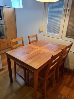 Predaj stôl a stolicky Ikea Jokkmokk