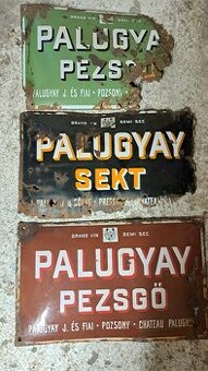 smaltovane tabule Palugyay