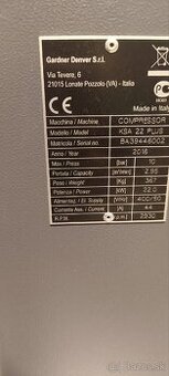 Skrutkovy kompresor 22 kw