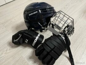 hokejova helma bauer ims 5.0 M hokejbal rukavice - 1