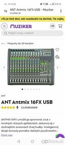 Antmix 16fx usb