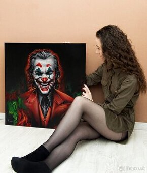 Originál akrylová maľba JOKER