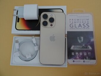iPhone 14 PRO 128GB GOLD - ZÁRUKA 1 ROK - DOBRY STAV