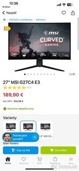 MSI 2K 27” gaming