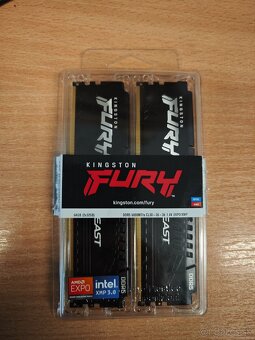 Predam Kingston FURY 64GB KIT DDR5 6000MT/s CL30 Beast Black