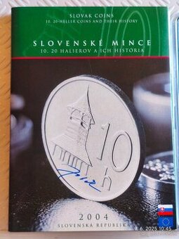 Sada mincí 2004 Zobek s podpisom autora