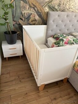 Kinderkraft drevena postielka nico