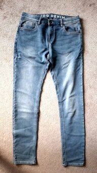 Zateplené rifle Jogdenim veľkosť 182