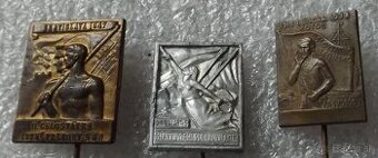 odznaky na ihlu - armáda i iné