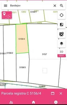 Predám pozemok na Vinbargu Bardejov Záhrada