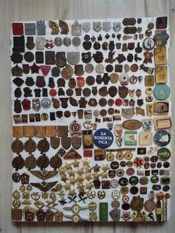 Rôzne odznaky, vyznamenania, medaile