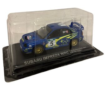 Zberateľské kovové modely Altaya Rally v mierke 1:43