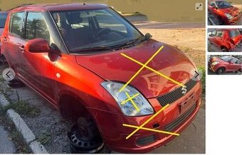 Suzuki SWIFT 1.3 2007 predám motor M13A, DVERE a iné  predám