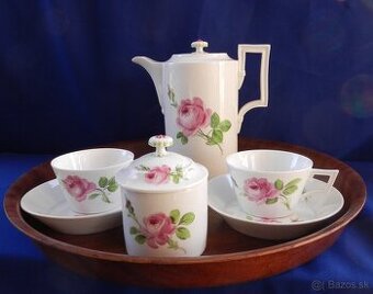 4 dielny čajový servis Meissen Nemecko Empír okolo 1817