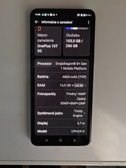 OnePlus 10T 16GB/256 skrabance na display nosene v obale